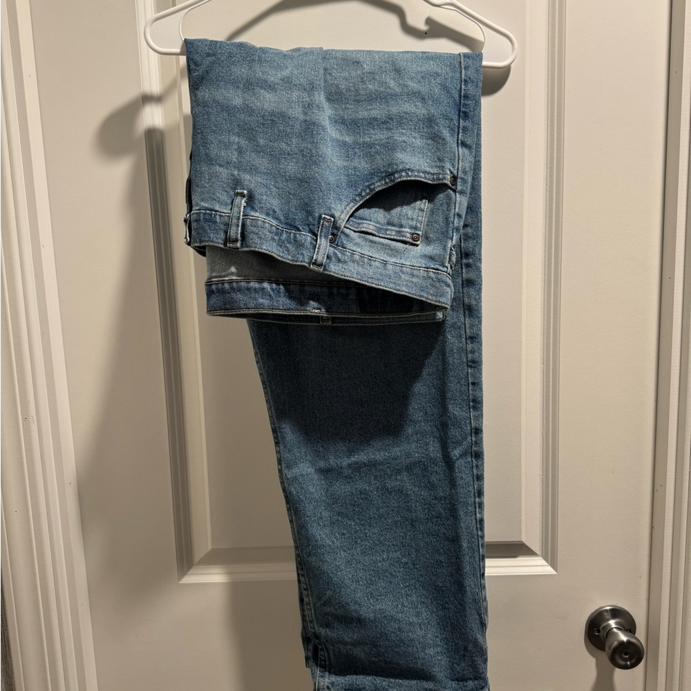 Wrangler Men's Straight Fit Blue Jeans